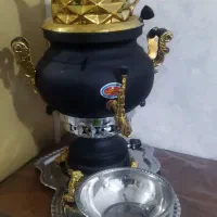سماور برنجی گازی ۶لیتری سامان