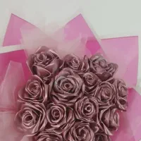 دسته گل روبانی بسیار زیبا