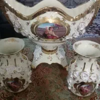 کشکول ودوعدد گلدان خوشگل