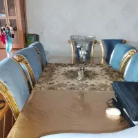 میزغذاخوری تمام چوپ با روکش ومخمل سایه دار|میز و صندلی غذاخوری|تربت جام, شاد|دیوار
