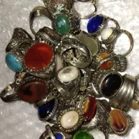 انگشتر طرح نقره سنگاشون قابل قبوله  رنگ ثابته