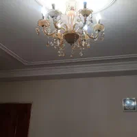 دو جفت لوستر کریستال شامپاینی زیبا ۶ و ۵ شاخه