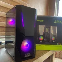 شیشه ای کیس فوق گیمینگ رم16گرافیک DDR5باگارانتی H9