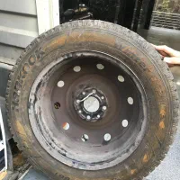 لاستیک با رینگ هانکوک لاستیک 185 زمستانی میخ دار