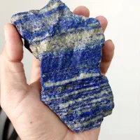 سنگ راف لاجورد افغان اصل وزن 600 گرم