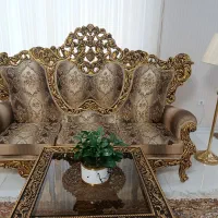 مبل سلطنتی چوب درجه یک 9نفره|مبلمان خانگی و میز عسلی|مشهد, چهارچشمه|دیوار