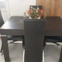 میز ناهار خوری با چوب رئال