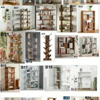 قفسه کتاب و دکوری B04  ام دی اف و چوبی|کتابخانه، شلف، قفسه‌های دیواری|ارومیه, |دیوار