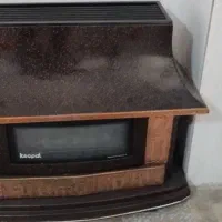 بخاری گازی طرح شومینه|بخاری، هیتر، شومینه|خوی, |دیوار