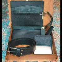 ست مردانه چرمی دستدوز