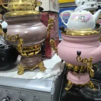 سماور استیل و قوری