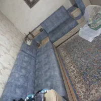 مبل ال آبی رنگ