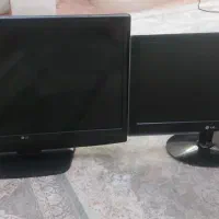 ۲عدد مانیتورکامپیوتر،دوربین مداربسته۲۴ و ۱۹ اینچ