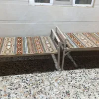تخت فلزی زیبا و محکم|تخت و سرویس خواب|چغادک, |دیوار