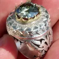 موزانایت (الماس روس) انگشتر نقره