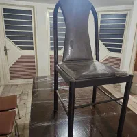 صندلی اداری فلزی ۴ عدد