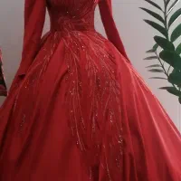 لباس عروس رنگی