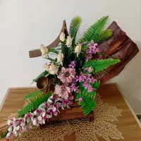 سبد گل مصنوعی خارجی