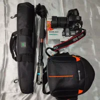 دوربین کانن 80d با لنز 18-135 همراه با پایه|دوربین عکاسی و فیلمبرداری|ارومیه, |دیوار