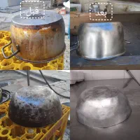 تمیز کردن دیگ و وسایل آشپزخانه رستوران