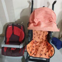 کالسکه عصایی و صندلی ماشین بچه|کالسکه و لوازم جانبی|چمران, |دیوار