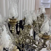 لوستر  برنجی جفت|لوستر و چراغ آویز|مشهد, شهرک لشکر (شهرک غرب)|دیوار