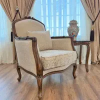 مبل کلاسیک سه گل فرانسوی تولیدی مبل آسایش|مبلمان خانگی و میز عسلی|اردبیل, |دیوار