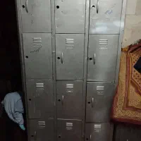 کمد فلزی دوازده درب سالم