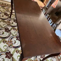 میز ناهار خوری ۶نفره کاملا سالم  چوبی بدون خطِ خش