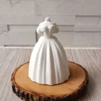 شمع لباس عروس زیبا