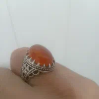 انگشتر عقیق کهنه یمنی