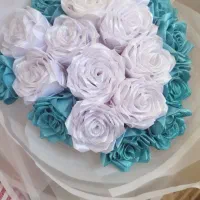 دسته گل رز ربانی|گل مصنوعی|گناباد, |دیوار
