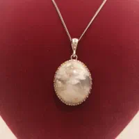 گردنی نقره عقیق شجر بهاره