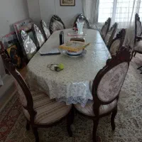 مبل سلطنتی مدل فرحی با میز نهار خوری|مبلمان خانگی و میز عسلی|کرج, فاز ۱ مهرشهر|دیوار