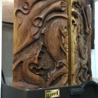 تخته ۵۵ سانت گردو کف ریشه