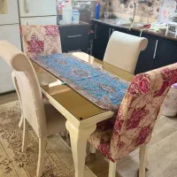 میز ناهار خوری ۴ نفره|میز و صندلی غذاخوری|سرخرود, |دیوار