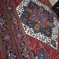 یکجفت ۶متری دستبافت نقشه مهربان کارکرده سالم|فرش|تبریز, |دیوار