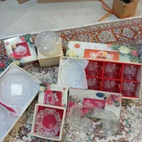 سرویس کامل کریستال سوگا ژاپن|ظروف سرو و پذیرایی|تهران, شهرآرا|دیوار