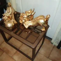 یک جفت مجسمه شیر چینی|مجسمه، تندیس، ماکت|تهران, آسمان|دیوار