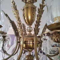لوستر برنزی هشت شاخه|لوستر و چراغ آویز|تبریز, |دیوار