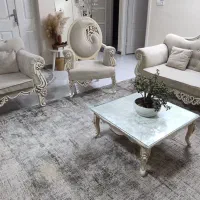 مبل ۹نفره سلطنتی با جلومبلی و میز نهارخوری ۴نفره|مبلمان خانگی و میز عسلی|لنگرود, |دیوار