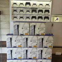 جعبه ps5 slim و دسته dual sense