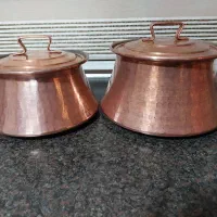 قابلمه مسی ورق بسیار کلفت|ظروف پختوپز|سمنان, |دیوار