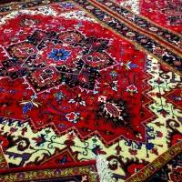 یک‌جفت‌فرش‌دستبافت‌‌نه‌متراصل‌هریس‌و