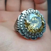 انگشتر نقره موزانایت