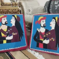 پشتی دست باف|پشتی|کازرون, |دیوار