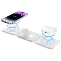 شارژر مغناطیسی بی سیم 3در 1مدل magenetic wireless