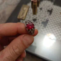 انگشتر نقره نگین دار طرح جدید|زیورآلات و اکسسوری|محمدشهر, شهرک پیام (مهرالبرز)|دیوار