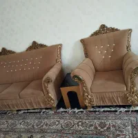 مبل هفت نفره درحدنو و میز آرایشی نو