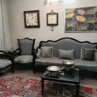 مبلمان استیل چوب راش ایتالیایی  نو نو